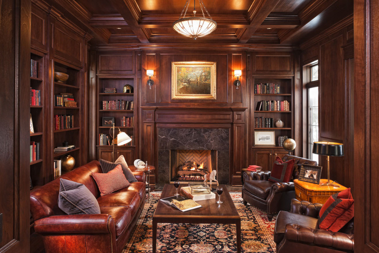 30 Classic Home Library Design Ideas 12