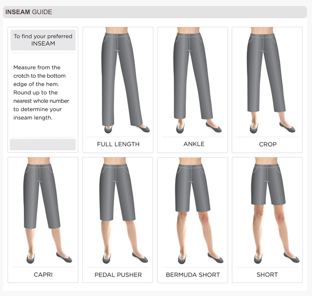 Inseam Guide