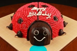 @ggoftwo 16052399-ladybug-cake-for-birthday-party
