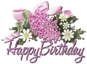 @elainedavies happy-birthday-flowers-glitter