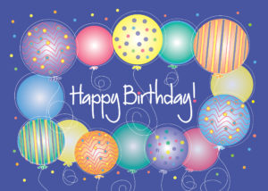 @judithdruzik Birthday Balloons &amp; Confetti with capital B for business