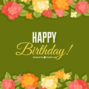 @princess birthday-flowers-card-template_23-2147490244