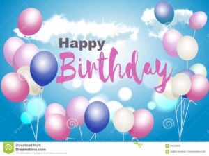 @paulasuedavis happy-birthday-postcard-balloons-blue-sky-background-vector-illustration-89534664