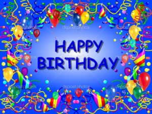 @sermis Happy Birthday Baclground blue