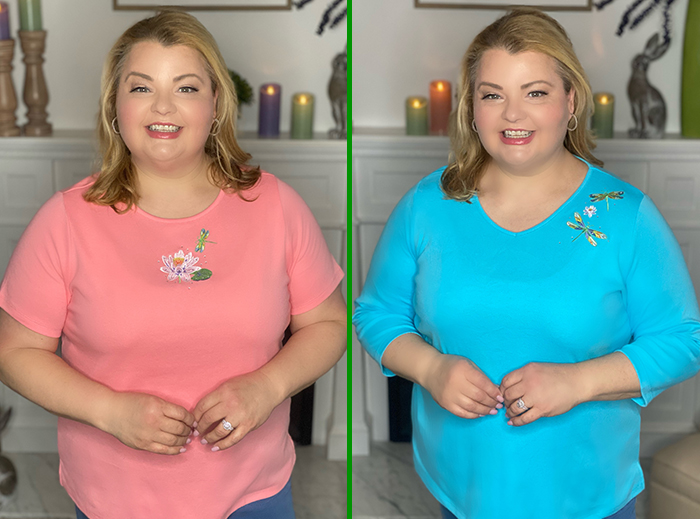 Springtime Set of Two Tops