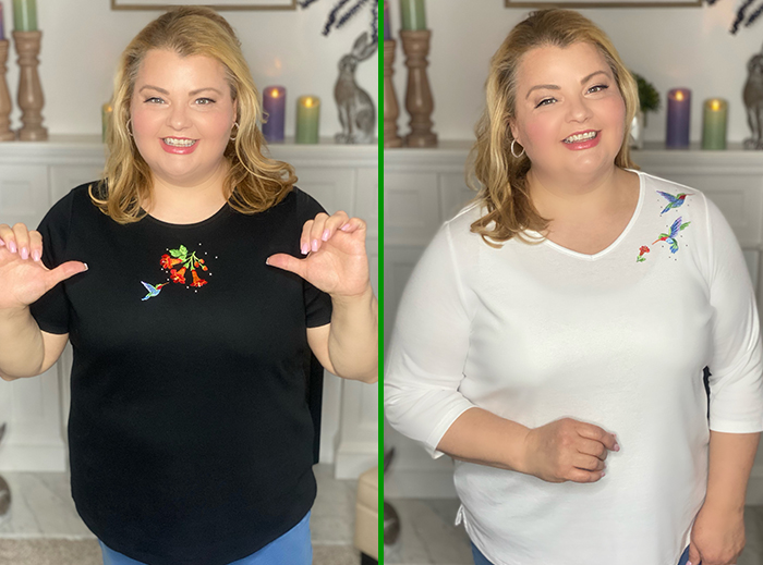 Springtime Set of Two Tops