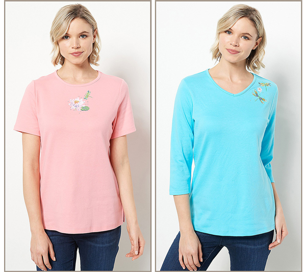 Springtime Set of Two Tops Tops