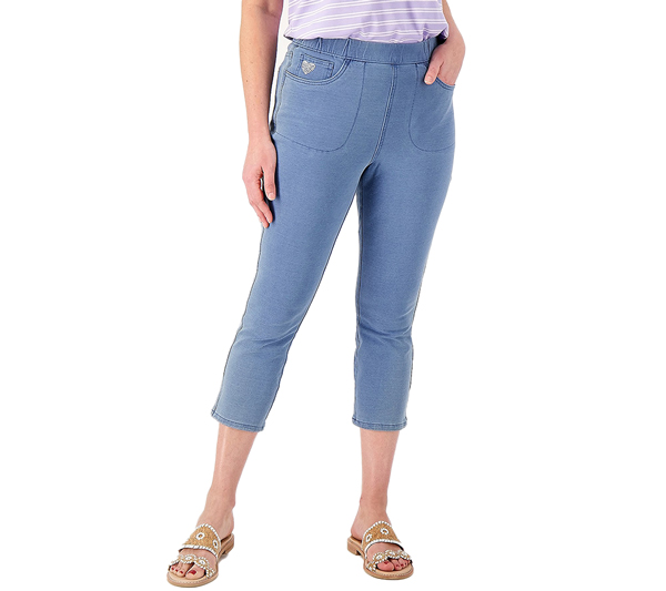 Qvc quacker factory hot sale dream jeans capris