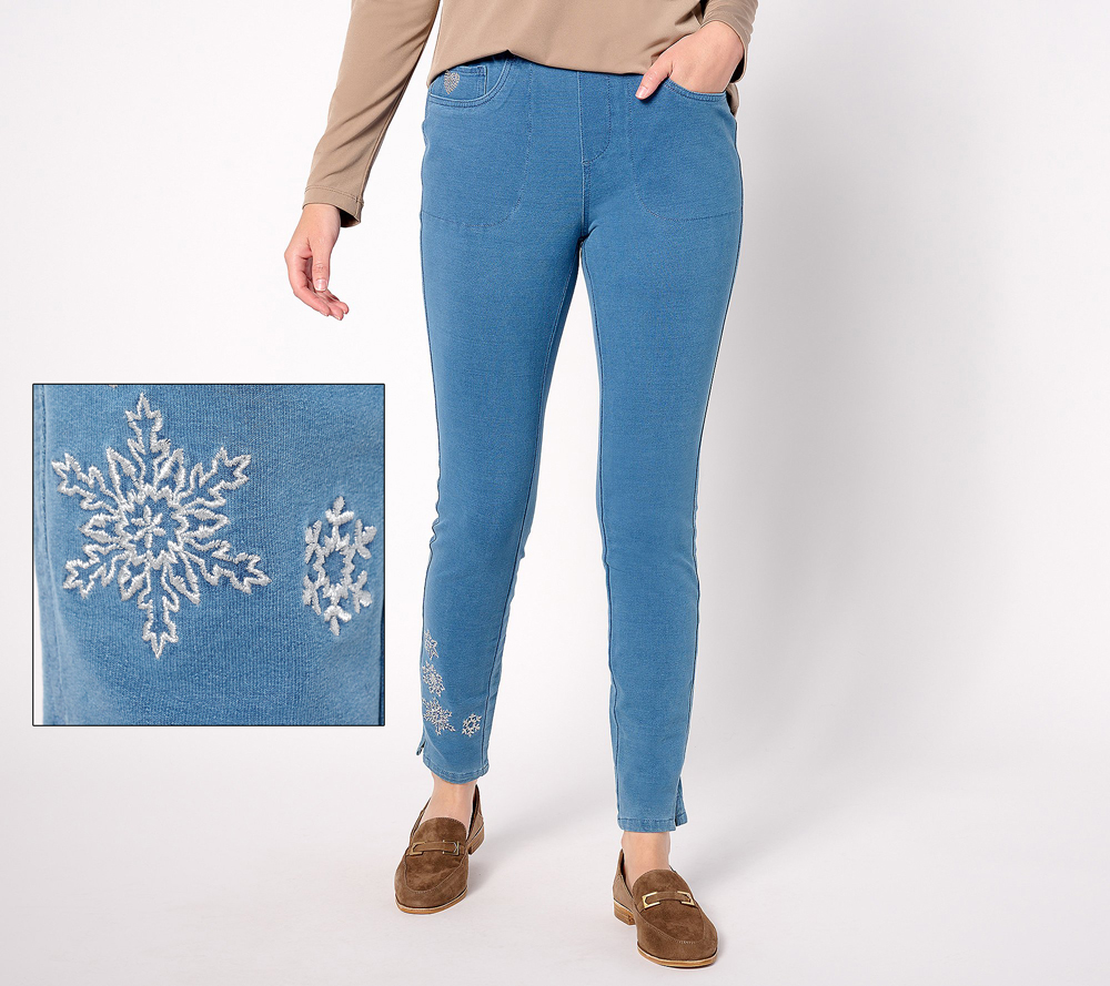 Quacker factory dream jeans capris cheap